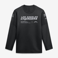 Свитшот Los Angeles Chargers Nike 2026 Salute to Service Sideline Coaches Crewneck Therma-FIT - Black