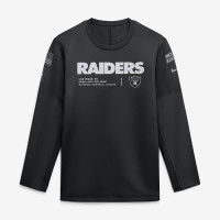 Свитшот Las Vegas Raiders Nike 2026 Salute to Service Sideline Coaches Crewneck Therma-FIT - Black