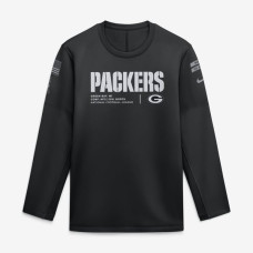 Свитшот Green Bay Packers Nike 2026 Salute to Service Sideline Coaches Crewneck Therma-FIT - Black Свитшот Green Bay Packers Nike 2026 Salute to Service Sideline Coaches Crewneck Therma-FIT - Black