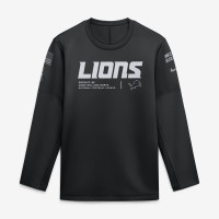 Свитшот Detroit Lions Nike 2026 Salute to Service Sideline Coaches Crewneck Therma-FIT - Black