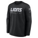 Свитшот Detroit Lions Nike 2026 Salute to Service Sideline Coaches Crewneck Therma-FIT - Black