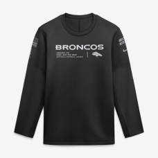 Свитшот Denver Broncos Nike 2026 Salute to Service Sideline Coaches Crewneck Therma-FIT - Black Свитшот Denver Broncos Nike 2026 Salute to Service Sideline Coaches Crewneck Therma-FIT - Black
