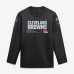 Свитшот Cleveland Browns Nike 2026 Salute to Service Sideline Coaches Crewneck Therma-FIT - Black Свитшот Cleveland Browns Nike 2026 Salute to Service Sideline Coaches Crewneck Therma-FIT - Black