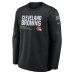 Свитшот Cleveland Browns Nike 2026 Salute to Service Sideline Coaches Crewneck Therma-FIT - Black