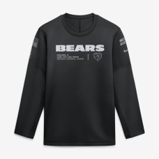 Свитшот Chicago Bears Nike 2026 Salute to Service Sideline Coaches Crewneck Therma-FIT - Black Свитшот Chicago Bears Nike 2026 Salute to Service Sideline Coaches Crewneck Therma-FIT - Black