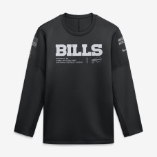 Свитшот Buffalo Bills Nike 2026 Salute to Service Sideline Coaches Crewneck Therma-FIT - Black Свитшот Buffalo Bills Nike 2026 Salute to Service Sideline Coaches Crewneck Therma-FIT - Black
