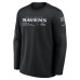 Свитшот Baltimore Ravens Nike 2026 Salute to Service Sideline Coaches Crewneck Therma-FIT - Black