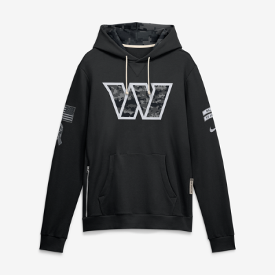 Толстовка Washington Commanders Nike 2026 Salute to Service Sideline Dri-FIT - Black