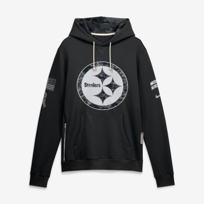 Толстовка Pittsburgh Steelers Nike 2026 Salute to Service Sideline Dri-FIT - Black