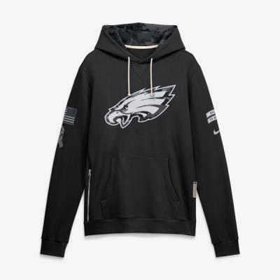Толстовка Philadelphia Eagles Nike 2026 Salute to Service Sideline Dri-FIT - Black