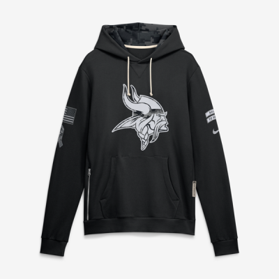 Толстовка Minnesota Vikings Nike 2026 Salute to Service Sideline Dri-FIT - Black