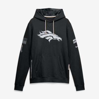 Толстовка Denver Broncos Nike 2026 Salute to Service Sideline Dri-FIT - Black