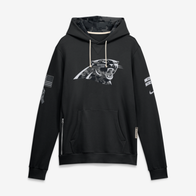 Толстовка Carolina Panthers Nike 2026 Salute to Service Sideline Dri-FIT - Black