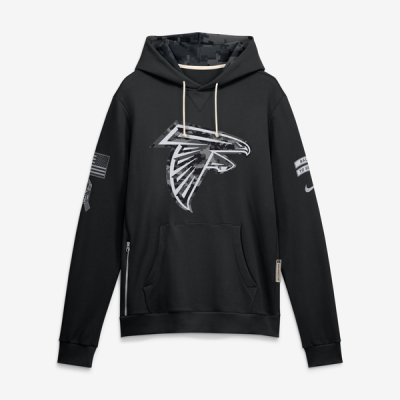 Толстовка Atlanta Falcons Nike 2026 Salute to Service Sideline Dri-FIT - Black