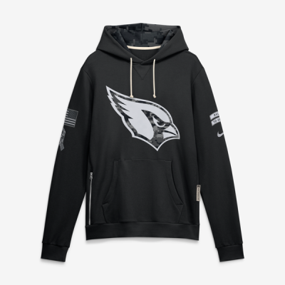 Толстовка Arizona Cardinals Nike 2026 Salute to Service Sideline Dri-FIT - Black