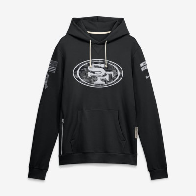 Толстовка San Francisco 49ers Nike 2026 Salute to Service Sideline Dri-FIT - Black