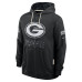 Толстовка Green Bay Packers Nike 2026 Salute to Service Sideline Dri-FIT - Black