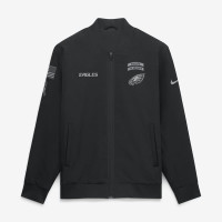 Куртка Philadelphia Eagles Nike 2026 Salute to Service Sideline Full-Zip Bomber - Black