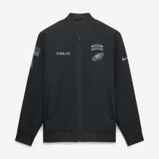 Куртка Philadelphia Eagles Nike 2026 Salute to Service Sideline Full-Zip Bomber - Black Куртка Philadelphia Eagles Nike 2026 Salute to Service Sideline Full-Zip Bomber - Black