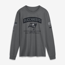 Футболка с длинным рукавом Tampa Bay Buccaneers Nike 2026 Salute to Service - Gray Футболка с длинным рукавом Tampa Bay Buccaneers Nike 2026 Salute to Service - Gray