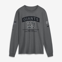 Футболка с длинным рукавом New York Giants Nike 2026 Salute to Service - Gray