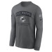 Футболка с длинным рукавом Miami Dolphins Nike 2026 Salute to Service - Gray