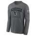 Футболка с длинным рукавом Houston Texans Nike 2026 Salute to Service - Gray