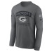 Футболка с длинным рукавом Green Bay Packers Nike 2026 Salute to Service - Gray