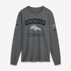 Футболка с длинным рукавом Denver Broncos Nike 2026 Salute to Service - Gray Футболка с длинным рукавом Denver Broncos Nike 2026 Salute to Service - Gray