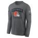 Футболка с длинным рукавом Cleveland Browns Nike 2026 Salute to Service - Gray