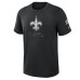 Футболка New Orleans Saints Nike 2026 Salute to Service Slub - Black