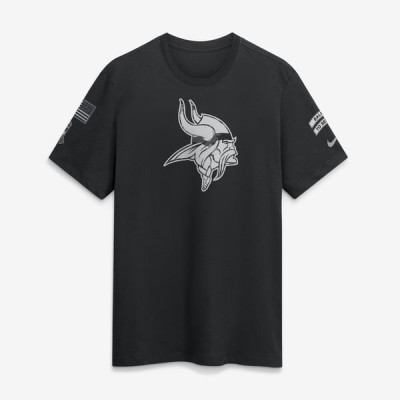 Футболка Minnesota Vikings Nike 2026 Salute to Service Slub - Black