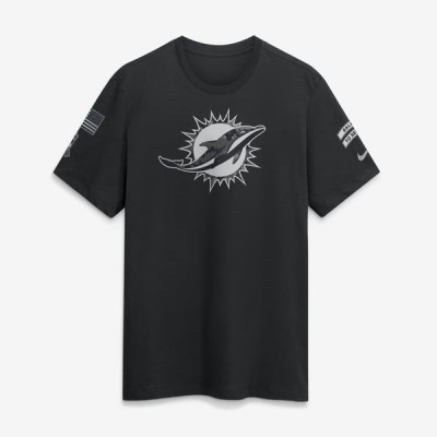 Футболка Miami Dolphins Nike 2026 Salute to Service Slub - Black