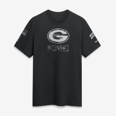 Футболка Green Bay Packers Nike 2026 Salute to Service Slub - Black