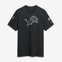 Футболка Detroit Lions Nike 2026 Salute to Service Slub - Black
