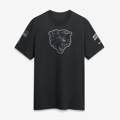 Футболка Chicago Bears Nike 2026 Salute to Service Slub - Black