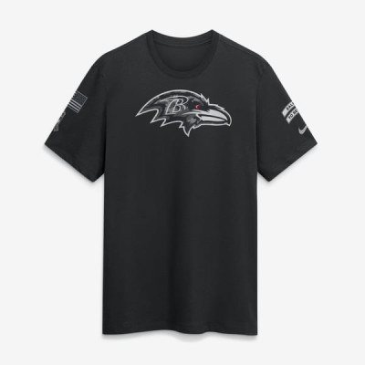 Футболка Baltimore Ravens Nike 2026 Salute to Service Slub - Black