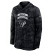 Houston Texans Nike 2026 Salute to Service Sideline Lightweight Hooded Dri-FIT Long Sleeve Top - Black