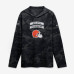 Cleveland Browns Nike 2026 Salute to Service Sideline Lightweight Hooded Dri-FIT Long Sleeve Top - Black Cleveland Browns Nike 2026 Salute to Service Sideline Lightweight Hooded Dri-FIT Long Sleeve Top - Black
