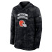 Cleveland Browns Nike 2026 Salute to Service Sideline Lightweight Hooded Dri-FIT Long Sleeve Top - Black
