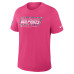 Футболка Miami Dolphins Nike 2026 NFL Crucial Catch Tri-Blend Dri-FIT - Pink