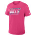 Футболка Buffalo Bills Nike 2026 NFL Crucial Catch Tri-Blend Dri-FIT - Pink