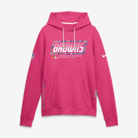 Толстовка Cleveland Browns Nike 2026 NFL Crucial Catch Sideline Standard Issue Dri-FIT - Pink