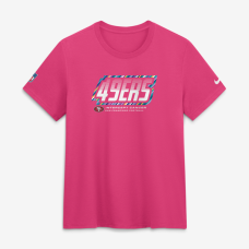 Женская футболка San Francisco 49ers Nike 2026 NFL Crucial Catch Tri-Blend Dri-FIT - Pink Женская футболка San Francisco 49ers Nike 2026 NFL Crucial Catch Tri-Blend Dri-FIT - Pink