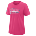 Женская футболка Pittsburgh Steelers Nike 2026 NFL Crucial Catch Tri-Blend Dri-FIT - Pink