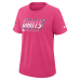 Женская футболка New York Giants Nike 2026 NFL Crucial Catch Tri-Blend Dri-FIT - Pink