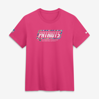Женская футболка New England Patriots Nike 2026 NFL Crucial Catch Tri-Blend Dri-FIT - Pink