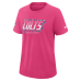 Женская футболка Indianapolis Colts Nike 2026 NFL Crucial Catch Tri-Blend Dri-FIT - Pink
