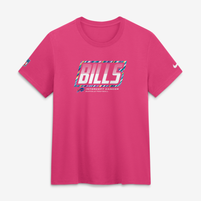Женская футболка Buffalo Bills Nike 2026 NFL Crucial Catch Tri-Blend Dri-FIT - Pink