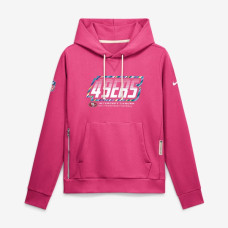 Женская толстовка San Francisco 49ers Nike 2026 NFL Crucial Catch Sideline Standard Issue Dri-FIT - Pink